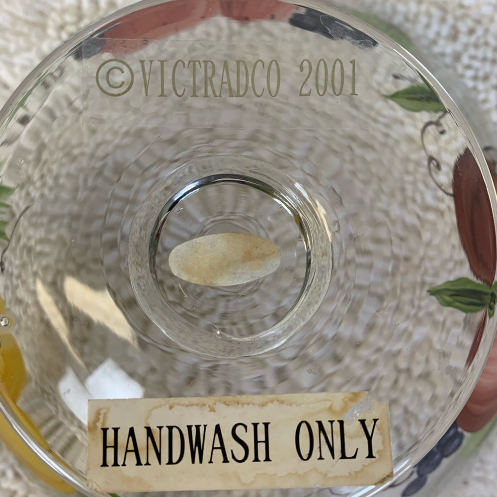 Victradco 2001 Hand Painted Dish - Picture 4 of 7